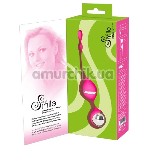 Вагінальні кульки з вібрацією Smile Vibrating Love Balls Rechargeable