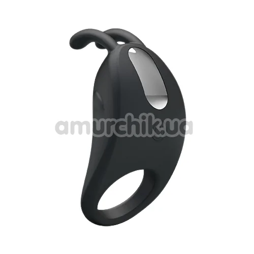 Віброкільце Pretty Love Rabbit Vibrator, чорне - Фото №1