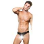 Трусы мужские Envy Mesh Thong, черные - Фото №1