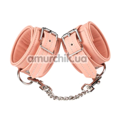 Фіксатори для рук Liebe Seele Dark Candy Pink Handcuffs With Silver Hardware, рожеві - Фото №1