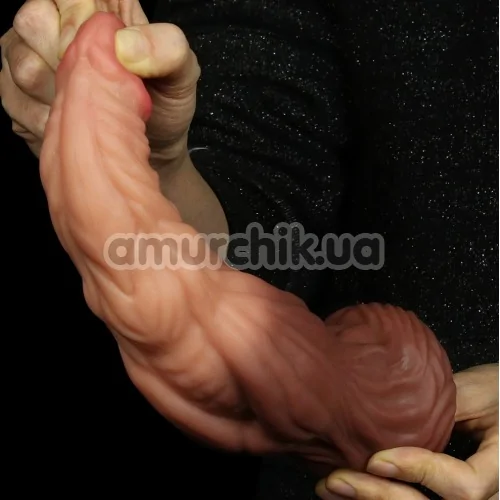 Фаллоимитатор Dual-Layered Silicone Nature Cock LV411015, телесный