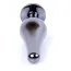 Анальна пробка з рожевим кристалом Boss Series Exclusivity Jewellery Dark Silver Plug, срібна - Фото №4