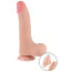 Фаллоимитатор Sliding-Skin Dual Layer Dong 8.5, телесный - Фото №3