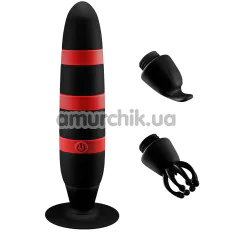 Вибратор Breathless Orgasm Kit 8856, черно-красный - Фото №1