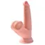 Фалоімітатор King Cock Plus 6 Triple Density Cock With Swinging Balls, тілесний - Фото №4