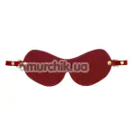 Маска на глаза Taboom Bondage in Luxury Avantgarde Blindfold, красная - Фото №1