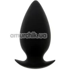 Анальная пробка Bootyful Silicone Unisex Large, черная - Фото №1
