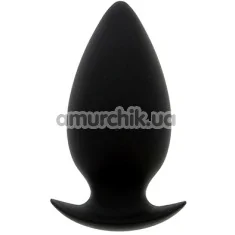 Анальная пробка Bootyful Silicone Unisex Large, черная - Фото №1
