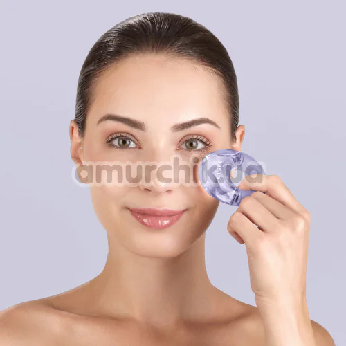 Массажер для глаз Geske Cool & Warm Eye Massager 7 in 1, сиреневый