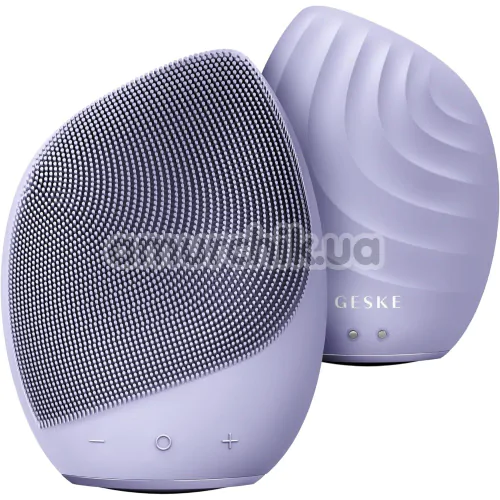 Ультразвуковая щетка для лица Geske Sonic Facial Brush 5 in 1, сиреневая