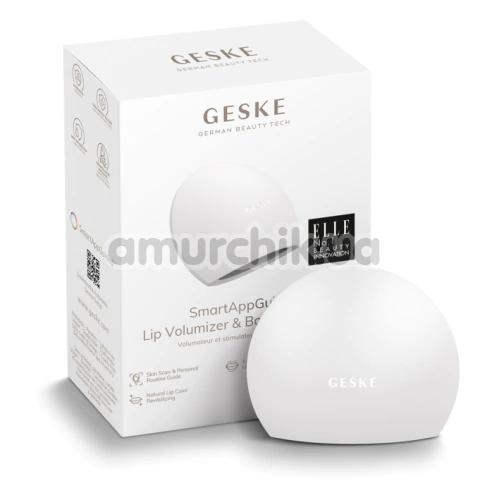 Устройство для увеличения объема губ Geske Lip Volumizer & Booster Big 4 in 1, белое