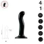 Фаллоимитатор Strap-On-Me P&G-Spot Dildo M, черный - Фото №6