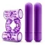 Віброкільце Double Play Dual Vibrating Cock Ring, фіолетове - Фото №3