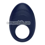 Виброкольцо для члена Glam Vibrating Cockring, синее - Фото №1