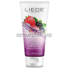 Оральный лубрикант Liebe Cosmetics Red Fruits - фруктовый, 100 мл - Фото №1