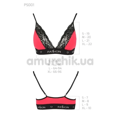 Топ Passion PS001 Top, червоний