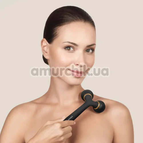 Ультразвуковий масажер Geske Sonic Facial & Body Roller 4 in 1, сірий