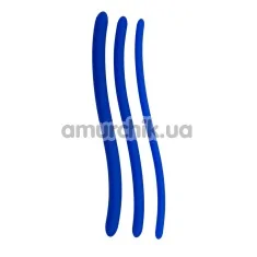 Набір з 3 уретральних вставок Blue Silicone Dilator, блакитний - Фото №1