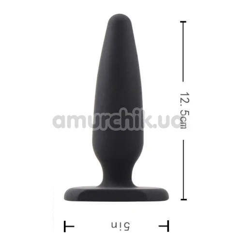 Набір з 3 анальних пробок Black Mont Anal Trainer Kit, чорний
