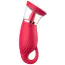 Симулятор орального сексу для жінок з вібрацією Sweet Play Licking Tongue Suction Vibrator A18, червоний - Фото №1