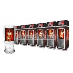 Склянка з дівчиною Hot Shot Red Light - Фото №1