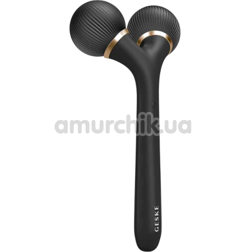 Ультразвуковий масажер Geske Sonic Facial & Body Roller 4 in 1, сірий
