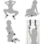 Бондажний набір Lockink Yeahwow Door Swing & Leg Spreader Bondage Set, чорний - Фото №4