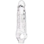 Насадка на пеніс Size Up 1 Inch See-Thru Stretch Penis Extender With Pleasure Dots & Ball Loop, прозора - Фото №2