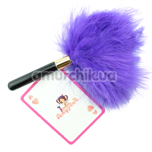 Пір'їнка для пестощів Mini Feather Tickler, фіолетова