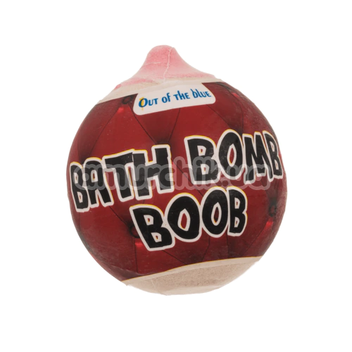 Бомбочка для ванни у вигляді грудей Bath Bomb Boob - полуниця, 180 г