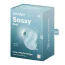 Симулятор орального секса для женщин с вибрацией Satisfyer Sassy Seal, голубой - Фото №7