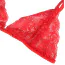 Комплект Star Night Bra Garter Belt, червоний: бюстгальтер + трусики з гартерами - Фото №10