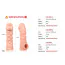 Насадка на пенис Kokos Cock Sleeve CS 003-L, телесная - Фото №2