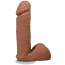 Фаллоимитатор Doc Johnson The Realistic Cock With Balls 6, светло-коричневый - Фото №1
