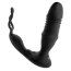 Вибростимулятор простаты с эрекционным кольцом GYQ App Control Thrusting Anal Vibrator, черный - Фото №1