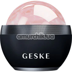 Кульковий масажер для обличчя Geske Rose Quartz Depuffing Sphere 7 in 1, чорний - Фото №1