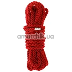 Мотузка Blaze Deluxe Bondage Rope 5м, червона - Фото №1
