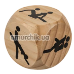 Секс-гра кубики Out Of The Blue Kama Sutra Wooden Dice Big - Фото №1