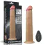 Вибратор с ротацией Dual-Layered Silicone Nature Cock LV410212, телесный - Фото №10