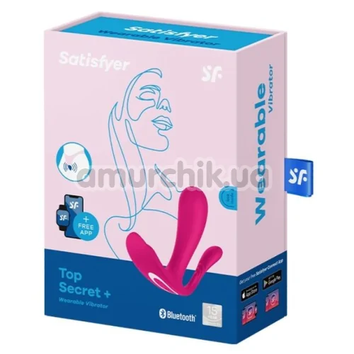 Вібратор Satisfyer Top Secret +, рожевий