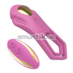 Віброкільце для члена Penis Ring Roadster, рожеве - Фото №1
