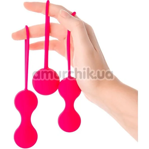 Набір вагінальних кульок A - Toys Pleasure Balls Set, рожевий