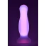 Анальна пробка Radiant Glow In The Dark Soft Silicone Plug Large, рожева - Фото №5