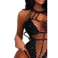 Боди Star Night Fishnet & Sparkle Rhinestone Party Bodysuit, черное - Фото №6
