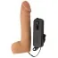 Вибратор CyberSkin Vibrating Cyber Cock with Balls, 18.4 см - Фото №1