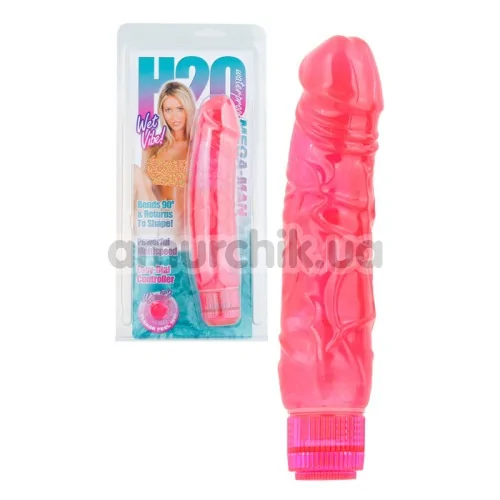 Вибратор H2O Wet VIbe Mega Man розовый