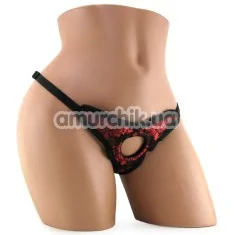 Трусики для страпона Scandal Thong Harness - Фото №1