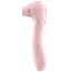 Симулятор орального секса для женщин с вибрацией Boss Series Rechargeable Sucking Massager, светло-розовый - Фото №2