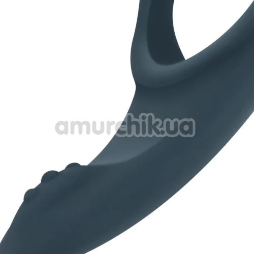 Віброкільце для члена Boners Triple Stimulating Cockring, синє