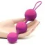 Вагинальные шарики Key Stella III Graduated Kegel Ball Set, розовые - Фото №4